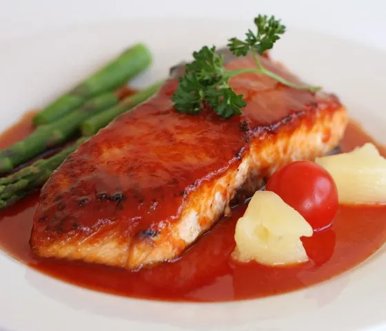 Sweet & sour salmon